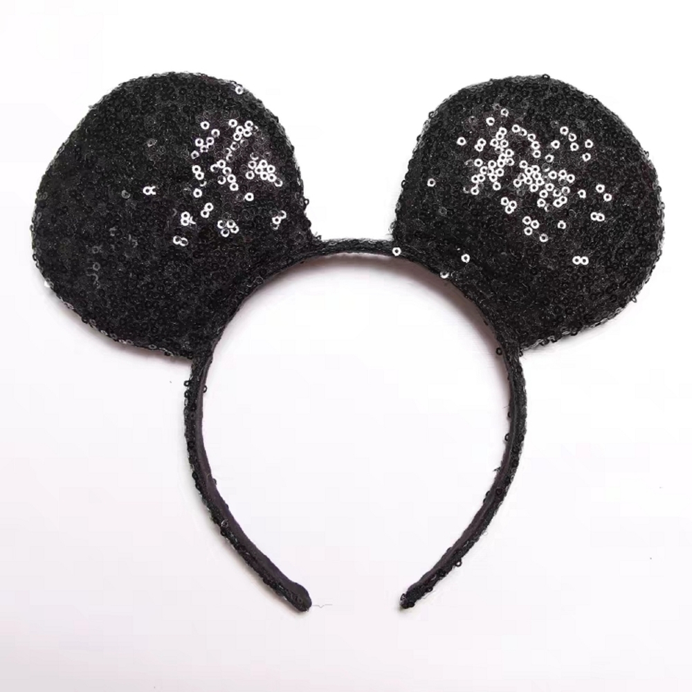 Shimmer Bling mouse Ear Black Halloween Event
